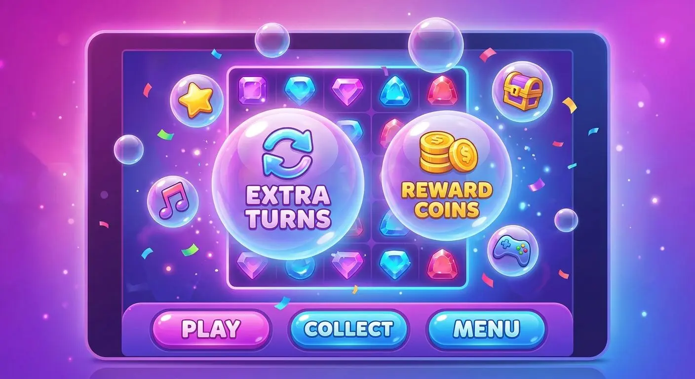 Illustration av olika typer av Kicker-erbjudanden som free spins och cashback