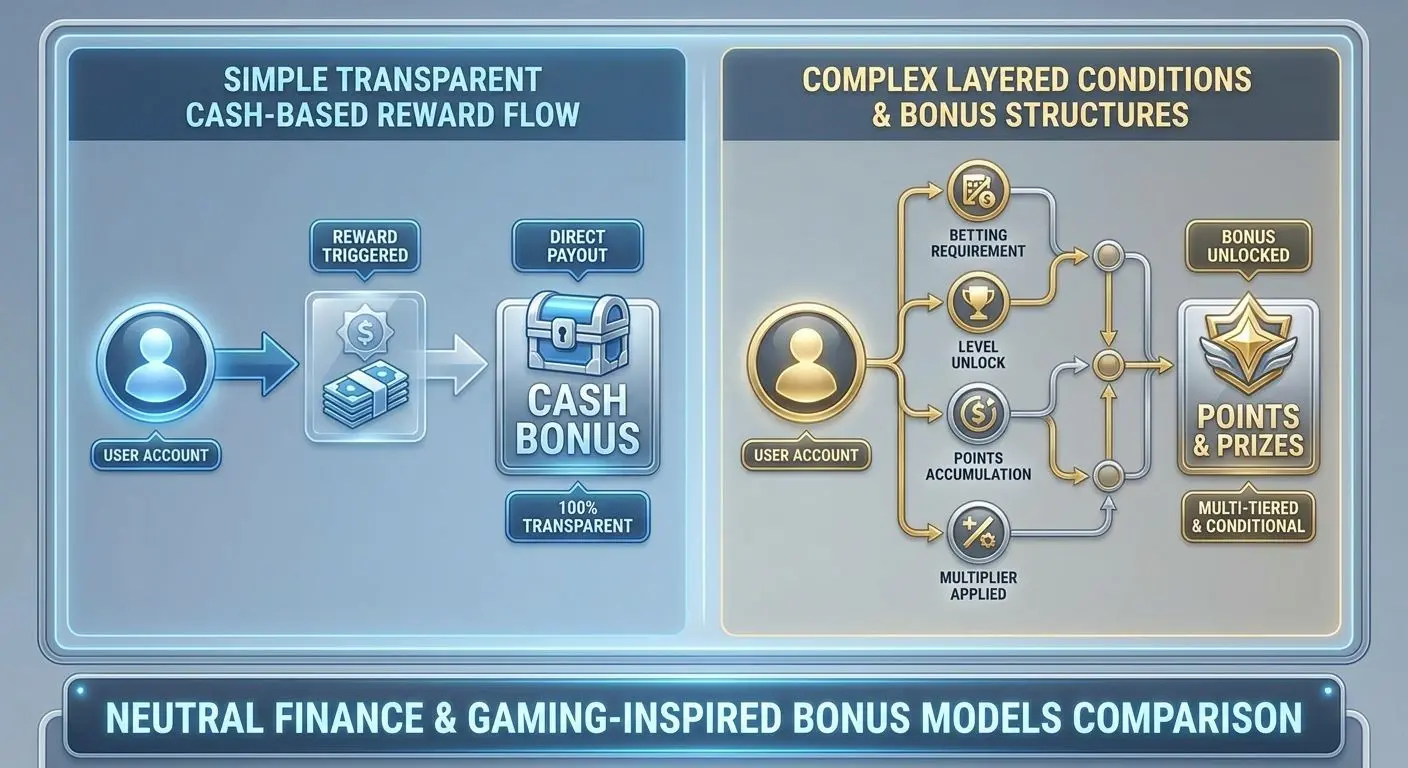 Illustration som jämför real money bonus med klassisk bonus