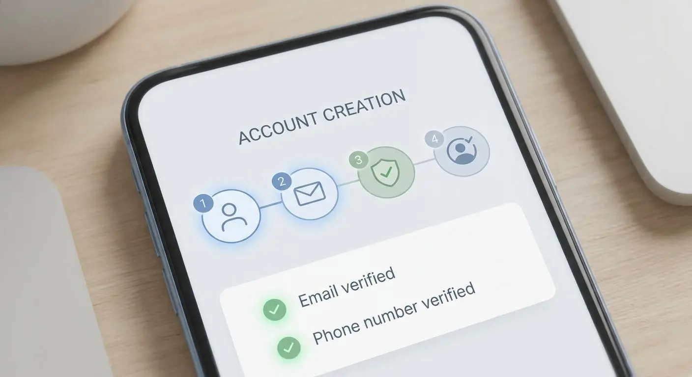 Checklista för registreringssteg online